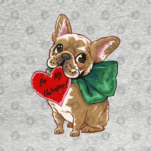 Be My Valentine Frenchie by huebucket